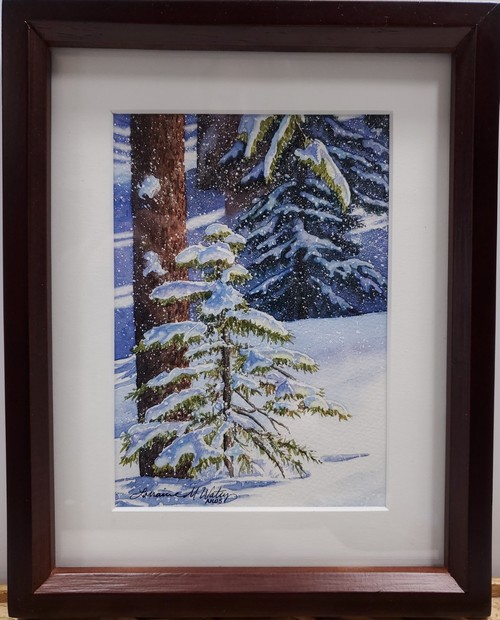 Click to view detail for Falling Snow 4.5x6.5 $245